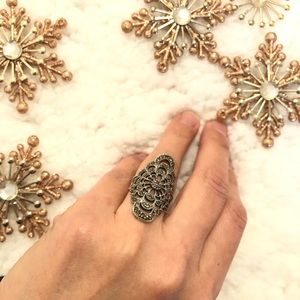 Fashion Thailand silver long ring